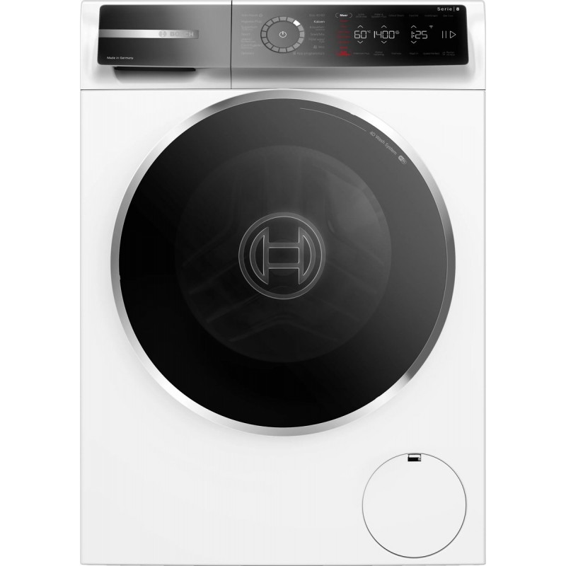Bosch WGB2540BNL - Serie 8 - Wasmachine met stoom - 10 kg - 1400 rpm - 40% zuiniger dan energielabel A - Zeer stil - Iron Assist: vermindert kreukels tot 50% - Home Connect