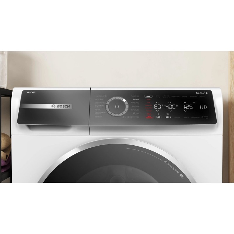 Bosch WGB264ABNL - Serie 8 - Wasmachine met stoom - 11 kg - 1400 rpm - 30% zuiniger dan energielabel A - Automatisch doseren - Iron Assist: vermindert kreukels tot 50% - Energielabel A - Home Connect