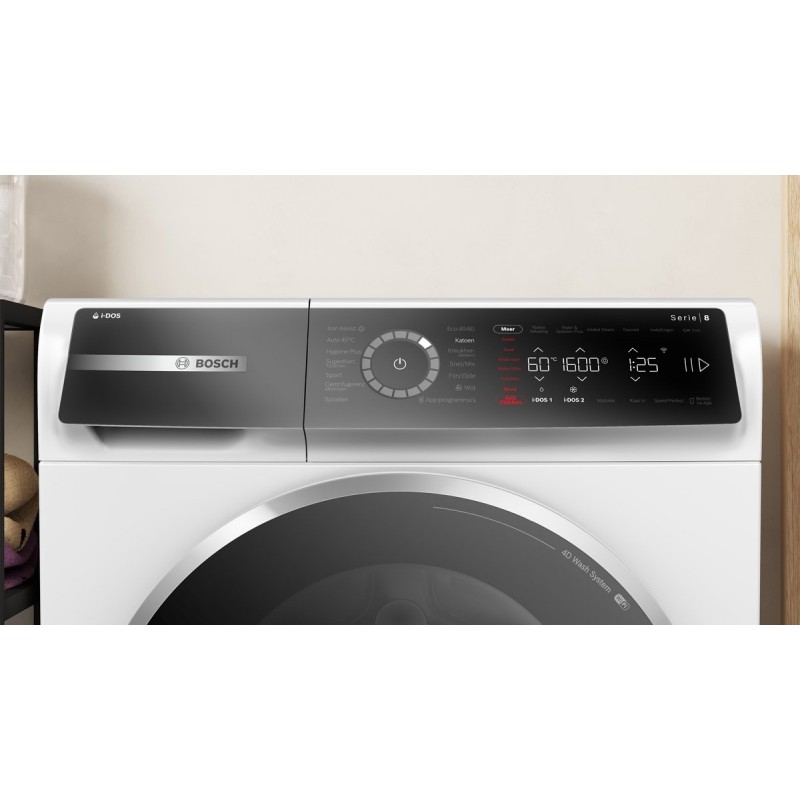 Bosch WGB266AONL - Serie 8 - Wasmachine met stoom - Automatisch doseren - 11 kg - 1600 tpm - 20% zuiniger dan energielabel A - Iron Assist: verminderde kreukels tot 50% - Home Connect
