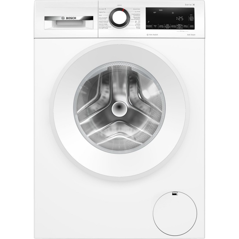 Bosch Serie 6 - WGG246ZEFG - Wasmachine - Wasmachine met stoom - 1600 rpm - 9 kg - Energielabel A - Iron Assist: vermindert kreukels tot 50% - NL/FR Display - Bespaar water met ActiveWater Plus
