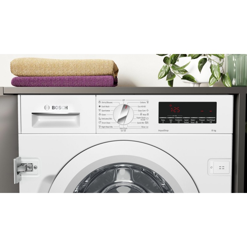 Bosch WIW28542EU - Serie 8 - Engelstalige display - Energielabel C - Zeer stil - ENG Display