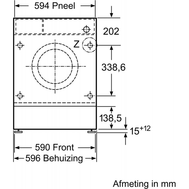 Bosch WIW28542EU - Serie 8 - Engelstalige display - Energielabel C - Zeer stil - ENG Display