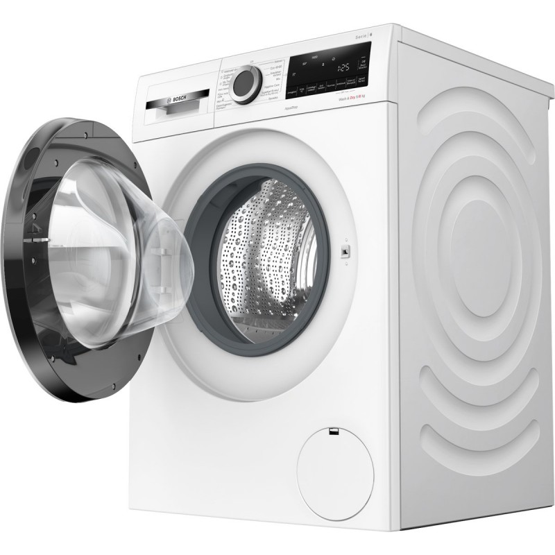 Bosch WNG24406NL - Serie 6 - Was-droogcombinatie - Extra stil - 9-6 kg - Wassen en drogen in 1 keer 1400 rpm - Energielabel A - Stoom met Iron Assist