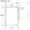 Bosch WQB246CPNL - Serie 8 - Wasdroger - Warmtepompdroger - Zelfreinigende condensor - Blijvend energiezuinig - Zeer stil- 9 kg - Droogt zoals jij wilt met Auto Dry - Wit