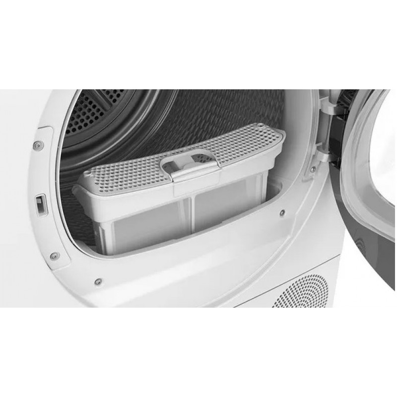 BOSCH Serie 6 WQG24502GB 9 kg warmtepomp-wasdroger - Wit