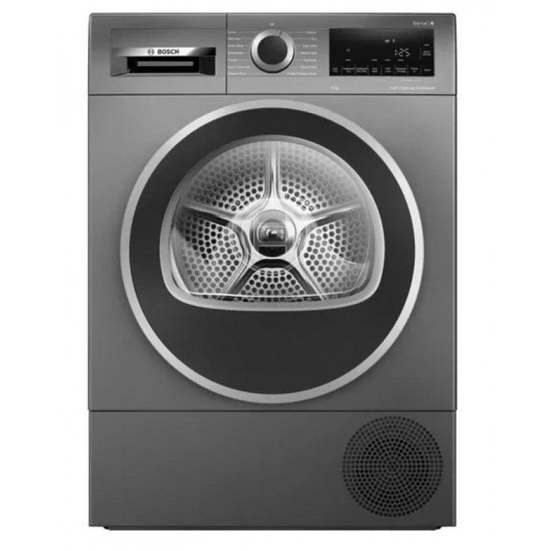 Bosch Serie 6 - WQG245R2GB - Warmtepomp-wasdroger 9 kg Gietijzergrijs