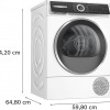 Bosch WQH246CLNL Serie 6 - Wasdroger - Warmtepompdroger - Zelfreinigende condensor - Blijvend energiezuinig - Zeer stil- 9 kg - Droogt zoals jij wilt met Auto Dry - Home Connect