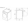 BOSCH WRB247C5NL - 9 kg - 57 dB - Energielabel A Warmtepompdroger