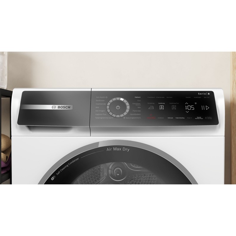BOSCH WRB247C5NL - 9 kg - 57 dB - Energielabel A Warmtepompdroger