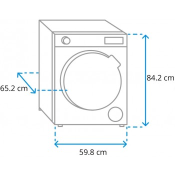 Bosch WTH8300CNL - Serie 4 - Wasdroger - Warmtepompdroger - Droogt zoals jij wilt met Auto Dry - Stil - 8 kg