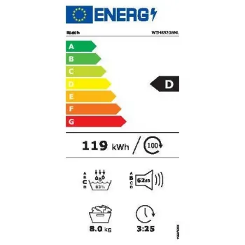 Bosch WTH8520SNL Warmtepompdroger 8 kg