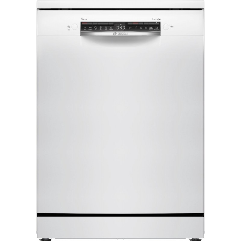 Bosch SMS4HVW14E - Serie 4 - Vaatwasser - Vrijstaande vaatwasser - Wit - Home Connect - Extra Droog: optie voor extra grondige droogresultaten