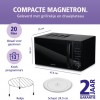 Brabantia BBEK1145DG Magnetron met Grillfunctie - Vrijstaand - 13 automatische kookprogramma's