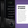 Brabantia BBEK1145DG Magnetron met Grillfunctie - Vrijstaand - 13 automatische kookprogramma's
