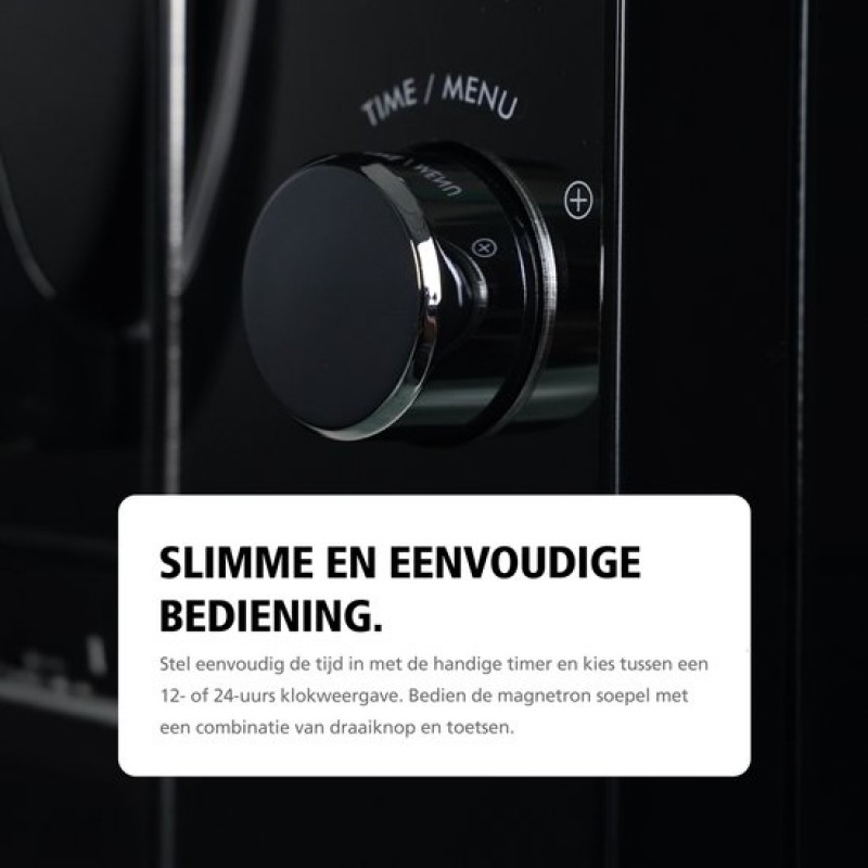 Brabantia BBEK1145DG Magnetron met Grillfunctie - Vrijstaand - 13 automatische kookprogramma's