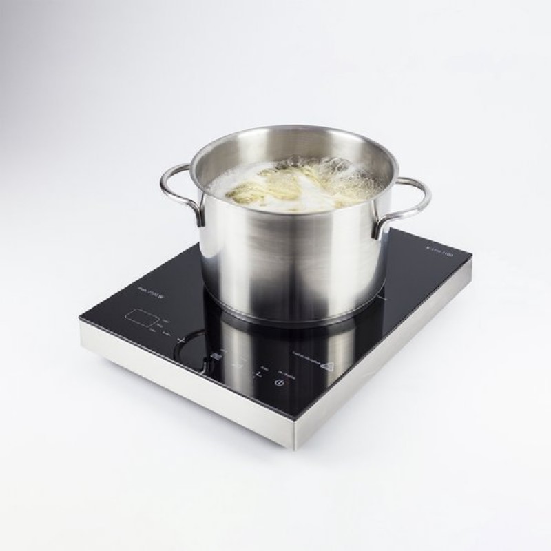 CASO Enkele vrijstaande inductieplaat S-Line 2100, verstelbare temperatuur van 60-240 °C, 2100 Watt