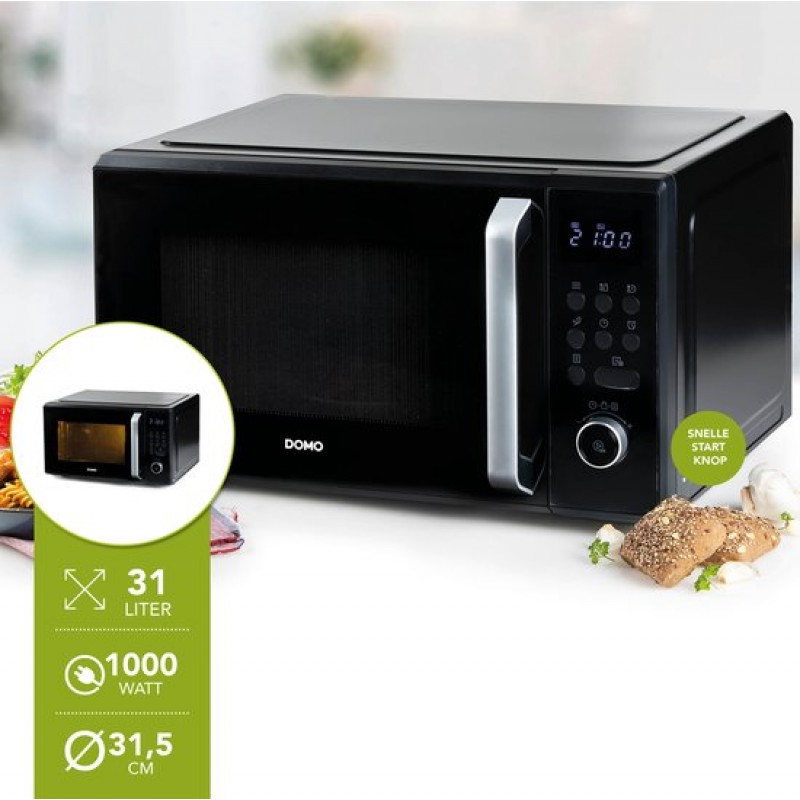 DOMO DO23101 Microgolfoven solo - 31 L - 1000 W