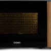 DOMO DO2920 Solo Microgolfoven “Wood You” - Magnetron - 20 L - 700 watt - Grijs - Houtlook Handvat
