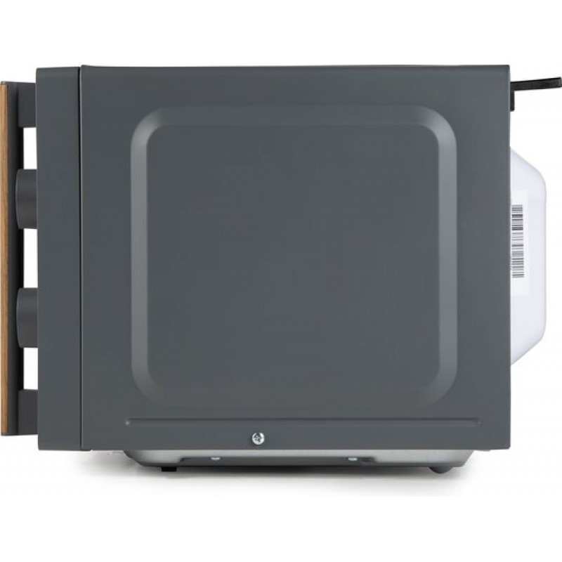 DOMO DO2920 Solo Microgolfoven “Wood You” - Magnetron - 20 L - 700 watt - Grijs - Houtlook Handvat