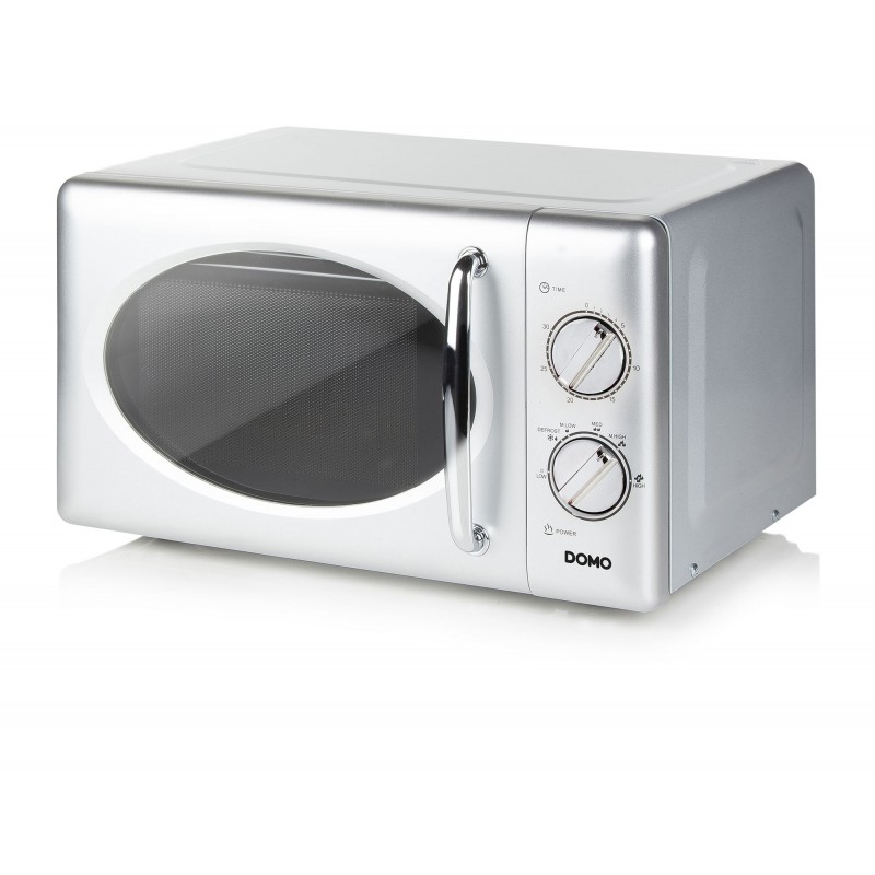 DOMO DO3025 Microgolfoven/magnetron solo - 25 L - 900 W - Retro - Grijs