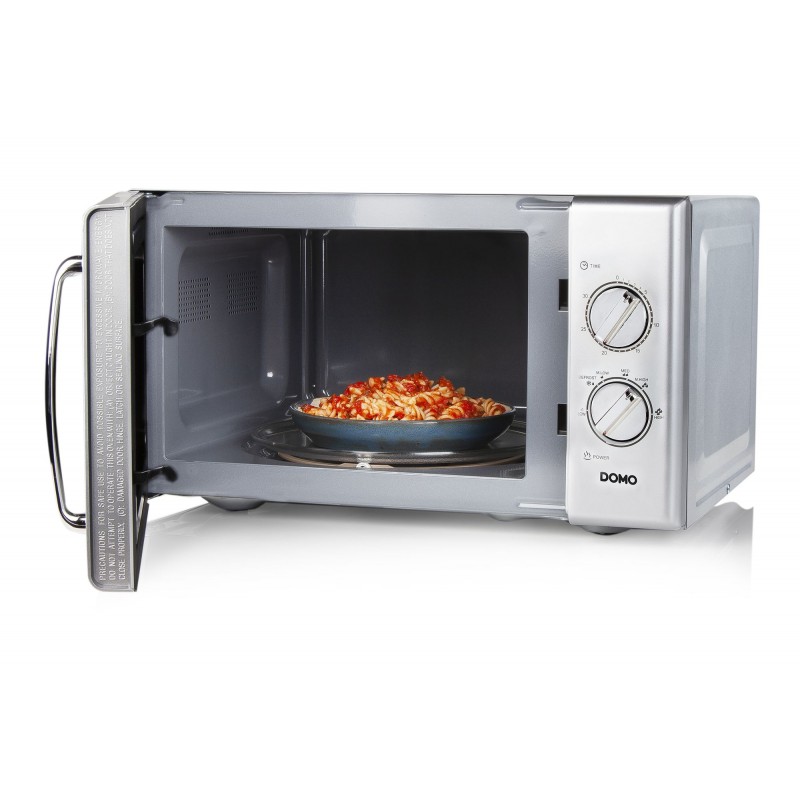 DOMO DO3025 Microgolfoven/magnetron solo - 25 L - 900 W - Retro - Grijs