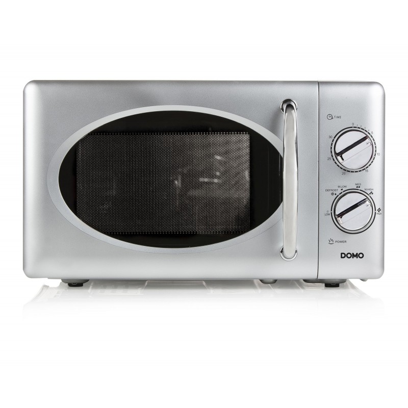 DOMO DO3025 Microgolfoven/magnetron solo - 25 L - 900 W - Retro - Grijs