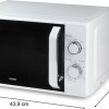 DOMO DO3120 Microgolfoven solo - 20 L - 800 W - wit