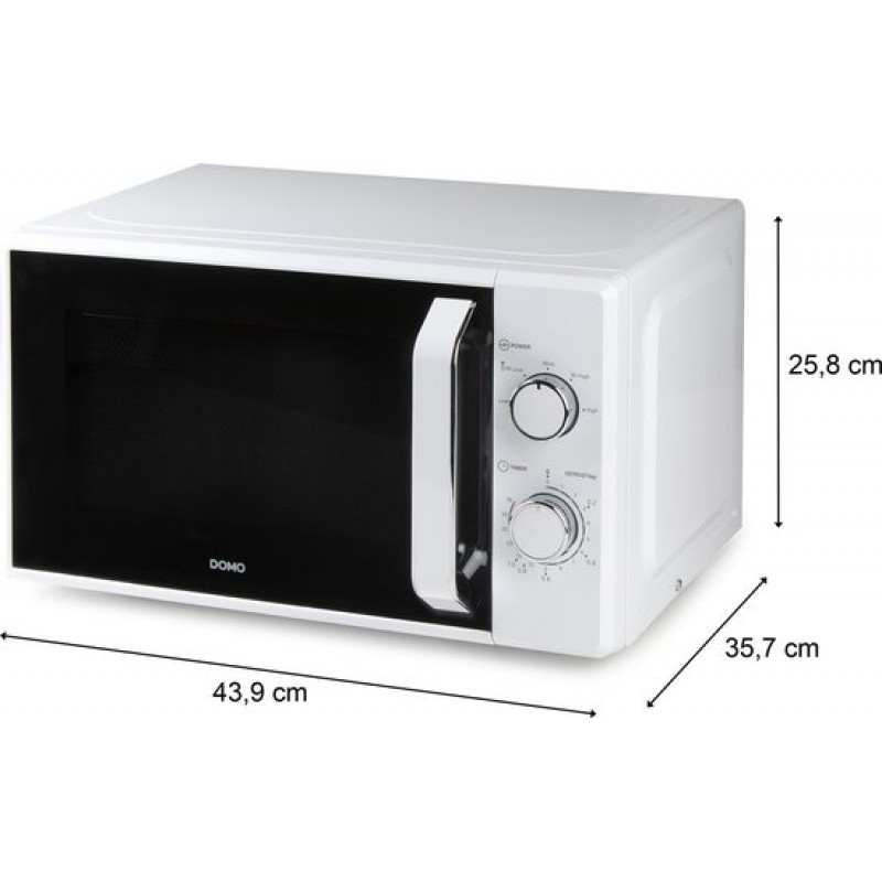 DOMO DO3120 Microgolfoven solo - 20 L - 800 W - wit