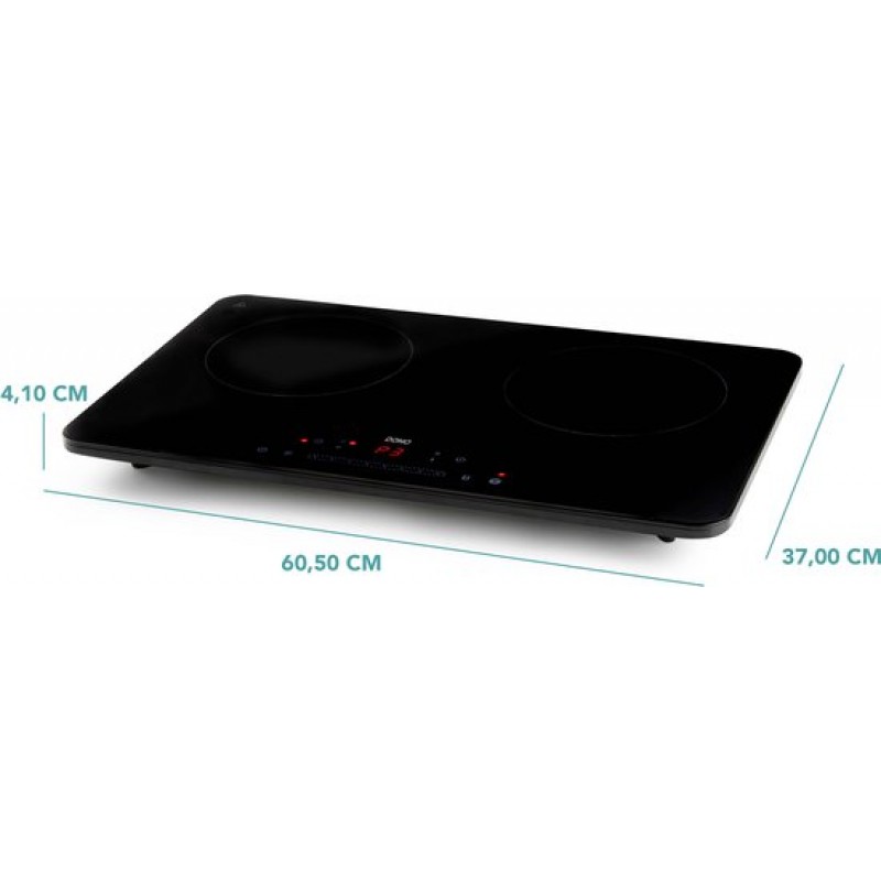 DOMO DO333IP Inductiekookplaat - 2 pits - 3500W - 20cm
