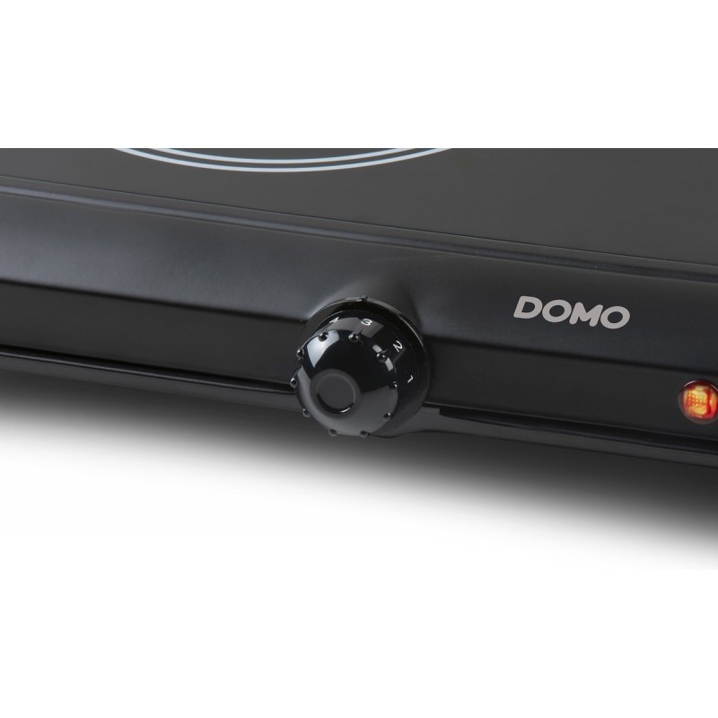 DOMO DO339KP Keramische Kookplaat Vrijstaand - Elektrische Kookplaat - ECO - 2 Pits - 2500W