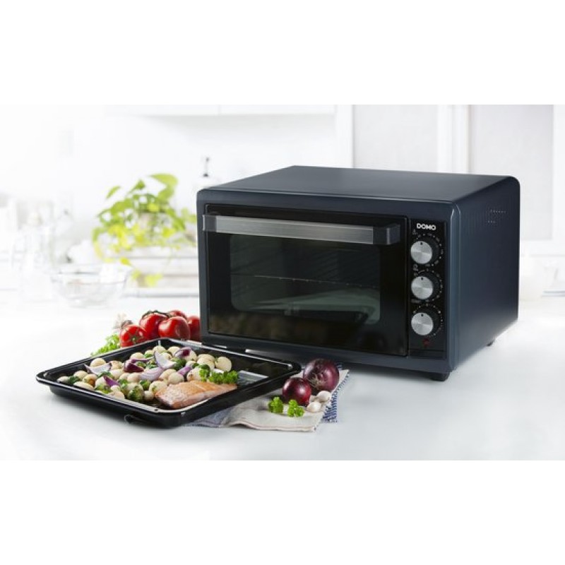 DOMO DO518GO - Grillbakoven - 38L - Vrijstaand - Zwart