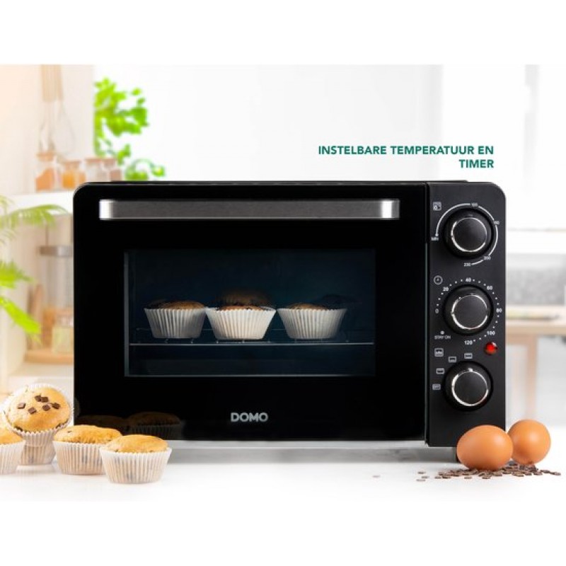 DOMO Oven 'Bake and Snack' - Vrijstaand - 20 L - 1300 W