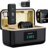 Elcostar© Draadloze Microfoon Pro - 2 Stuks - Draadloos - Oplaadcase - Lavalier - Windshields - Dasspeld - Plug & Play - Lange Batterij - USB-C & Lightning - Noise Cancellation
