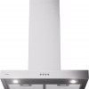 ETNA AB260RVS - Blokmodel Schouwkap - RVS - Energielabel A - 3 Afzuigstanden - LED spots - Afvoer naar buiten of recirculatie - Druktoetsen