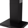 ETNA AB260ZT - Blokmodel Schouwkap - Zwart - Energielabel A - 3 Afzuigstanden - 2 LED spots - Afvoer naar buiten of recirculatie - Druktoetsen