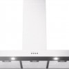 ETNA AB290RVS - Blokmodel Schouwkap (90cm) - RVS - Energielabel A - 3 Afzuigstanden - 2 LED spots - Afvoer naar buiten of recirculatie - Druktoetsen