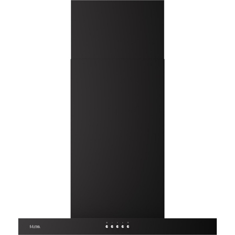 ETNA AB360ZT - Blokmodel schouwkap - 60 cm - Matzwart - A++
