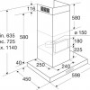 ETNA AB661ZT - Slimline schouwkap - 60 cm - Matzwart