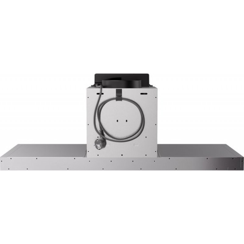 ETNA AB791RVS - RVS schouwkap met glasdesign front - 90 cm - A++