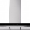 ETNA AB791RVS - RVS schouwkap met glasdesign front - 90 cm - A++