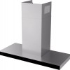 ETNA AB791RVS - RVS schouwkap met glasdesign front - 90 cm - A++