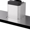 ETNA AB791RVS - RVS schouwkap met glasdesign front - 90 cm - A++