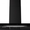 ETNA AB791ZT - Matzwarte schouwkap met glasdesign front - 90 cm - A++