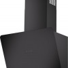 ETNA AD571ZT - Diagonale schouwkap - 70 cm - Matzwart glazen front - Energielabel A - Bediening d.m.v. full touch control - Afvoer naar buiten en recirculatie