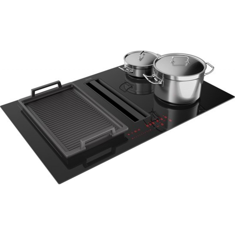 ETNA AKI680ZT kookplaat Zwart Ingebouwd 80 cm Inductiekookplaat zones 4 zone(s) Inbouw afzuigkap