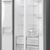 ETNA AKV6178IRVS - Amerikaanse koelkast - No-Frost - 178 cm hoog - 528 liter - Energielabel C - Invriesvermogen 10 kg/24u - Geluidsniveau 37 dB - LED Display - IJs- en waterdispenser - SuperCool - FastFreeze - Deuralarm - Multi Airflow - EnergySaving