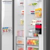 ETNA AKV6178IRVS - Amerikaanse koelkast - No-Frost - 178 cm hoog - 528 liter - Energielabel C - Invriesvermogen 10 kg/24u - Geluidsniveau 37 dB - LED Display - IJs- en waterdispenser - SuperCool - FastFreeze - Deuralarm - Multi Airflow - EnergySaving