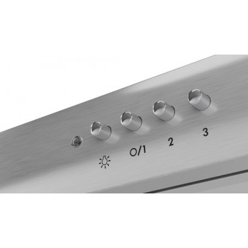 ETNA AO461RVS - Onderbouw Afzuigkap - RVS - 60 cm - 3 standen - Mechanische druktoetsen - LED verlichting - Geschikt voor afvoer naar buiten en recirculatie - 1 motor
