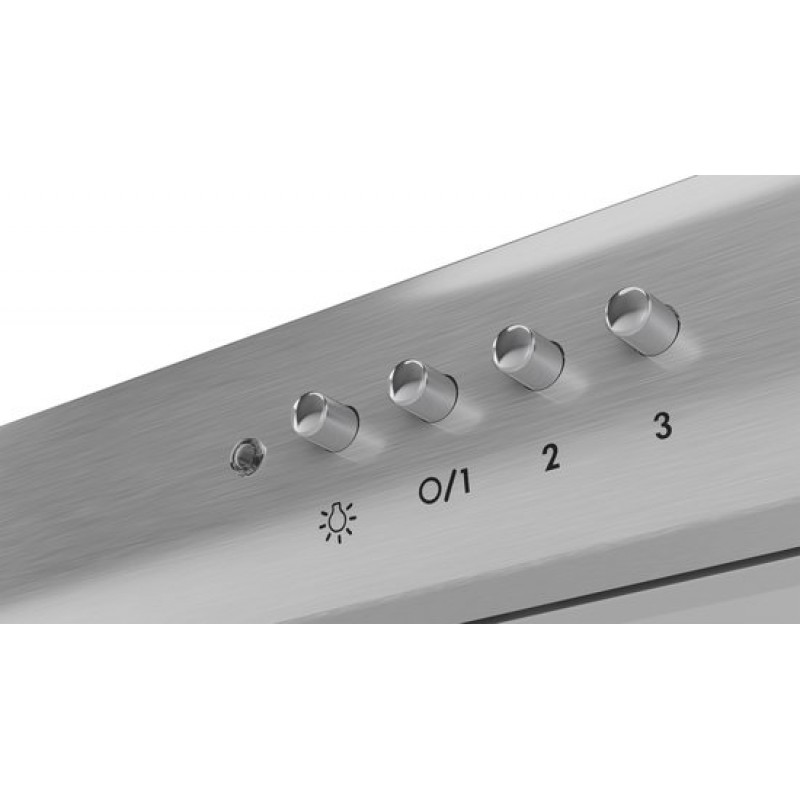 ETNA AO461RVS - Onderbouw Afzuigkap - RVS - 60 cm - 3 standen - Mechanische druktoetsen - LED verlichting - Geschikt voor afvoer naar buiten en recirculatie - 1 motor