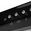 ETNA AO461ZT - Onderbouw Afzuigkap - Zwart - 60 cm - 3 standen - Mechanische druktoetsen - LED verlichting - Geschikt voor afvoer naar buiten en recirculatie - 1 motor